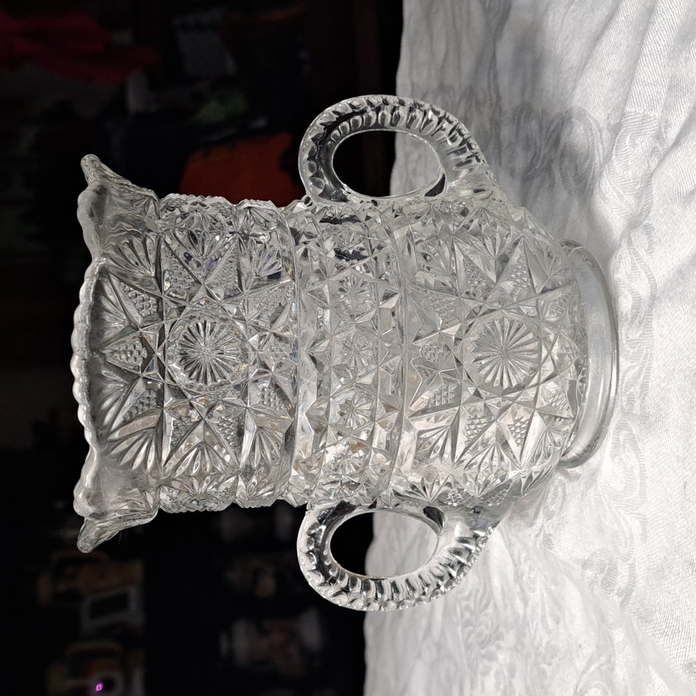 Vintage EAPG Bryce Star Vase
